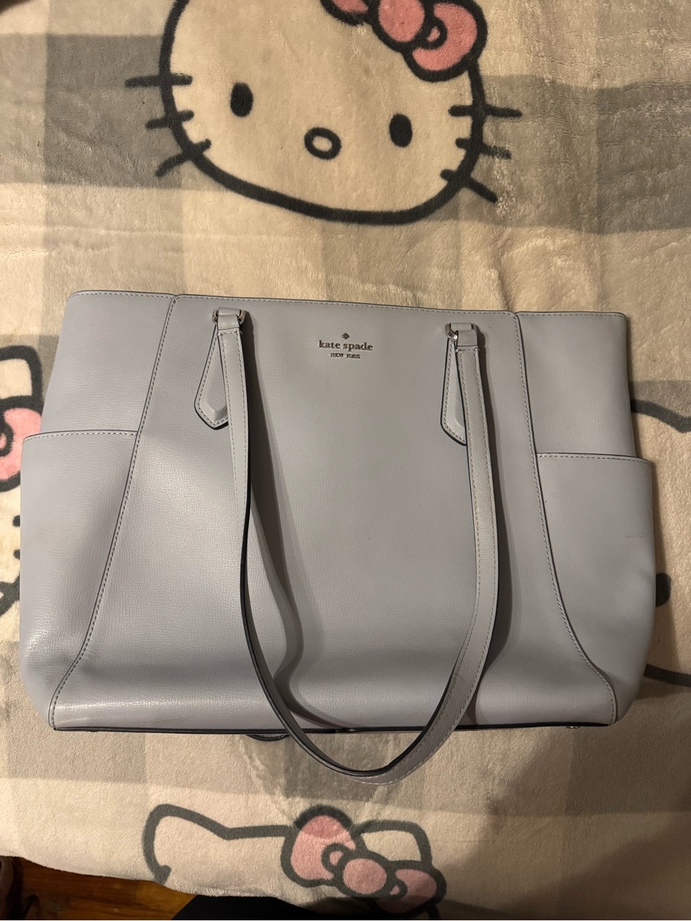 Kate Spade Powder Blue Medium Top Zip Tote